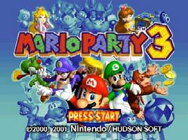 Mario Party 3 Title Screen